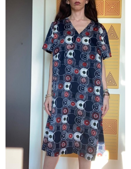 Vestito sartoriale fantasia