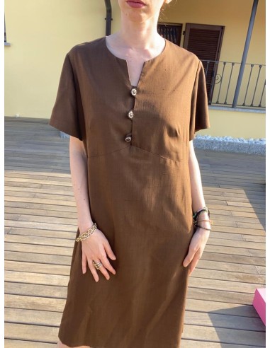 Vestito sartoriale marrone