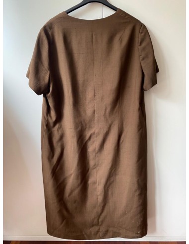 Vestito sartoriale marrone