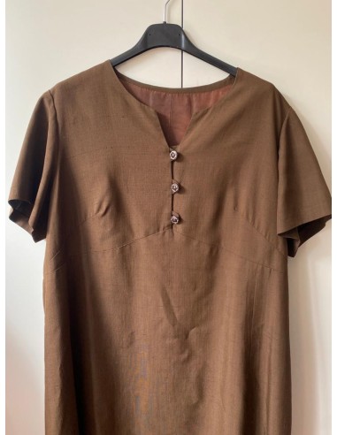 Vestito sartoriale marrone