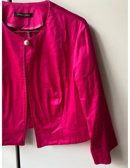 Giacca fucsia in cotone