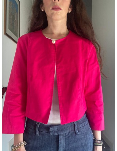 Giacca fucsia in cotone
