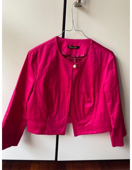 Giacca fucsia in cotone