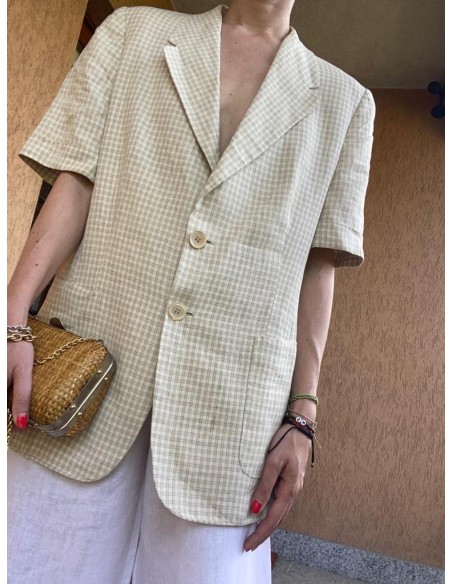 Giacca vichy Cantarelli