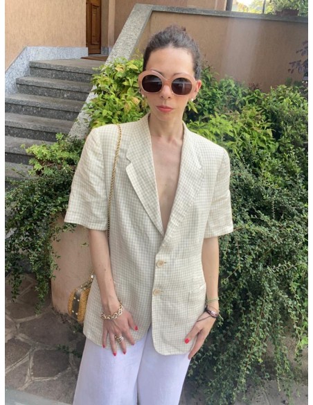 Giacca vichy Cantarelli