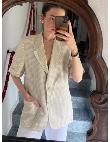 Giacca vichy Cantarelli