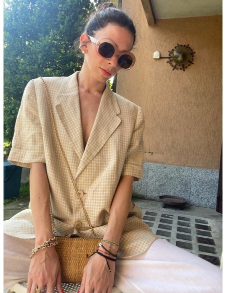 Giacca vichy Cantarelli