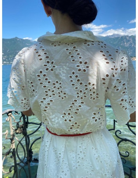 Vestito bianco lungo