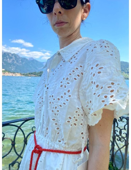 Vestito bianco lungo