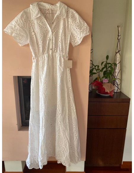 Vestito bianco lungo