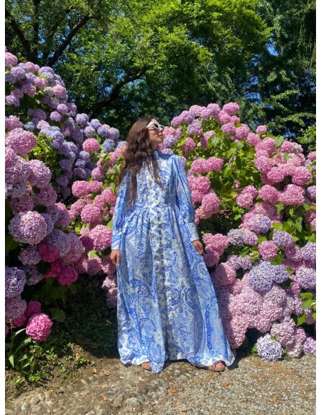 Vestito lungo a fiori