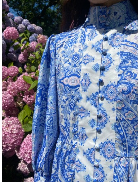 Vestito lungo a fiori