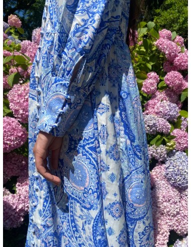 Vestito lungo a fiori