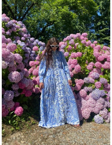 Vestito lungo a fiori