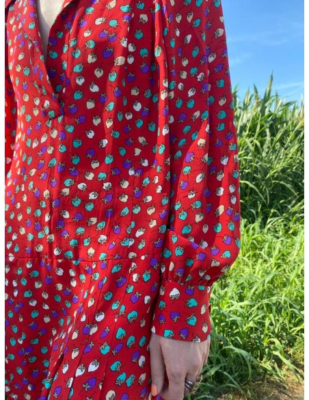 Vestito sartoriale in seta