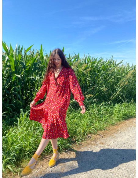 Vestito sartoriale in seta