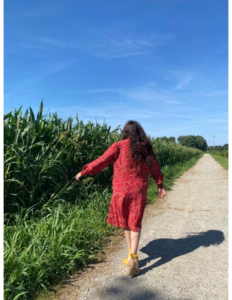 Vestito sartoriale in seta