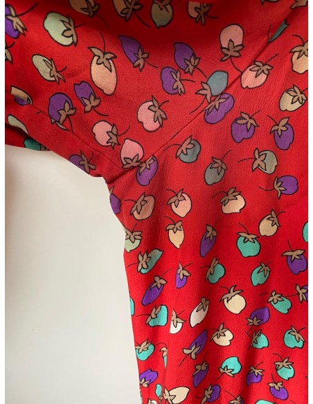 Vestito sartoriale in seta