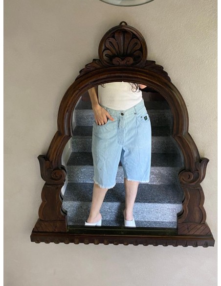 Pantalone corto in jeans