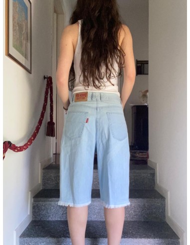 Pantalone corto in jeans
