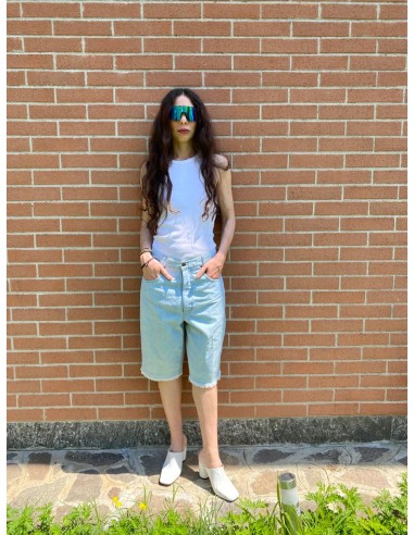Pantalone corto in jeans