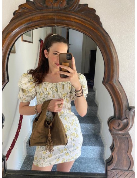 Borsa a mano in seta