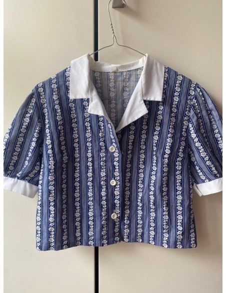 Completo a fiorellini in cotone