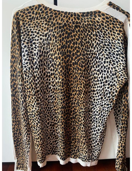 Cardigan animalier D&G