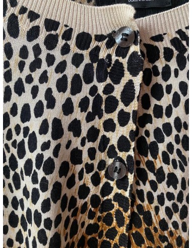 Cardigan animalier D&G