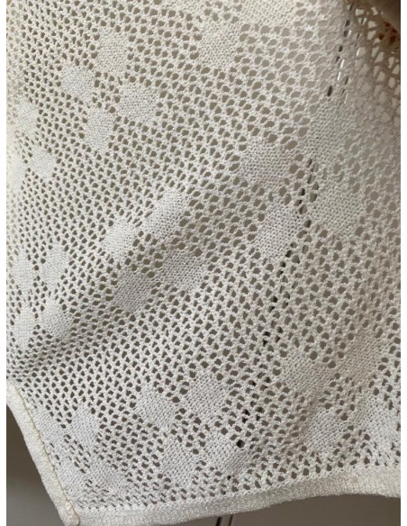 Twin set cardigan traforato e canotta