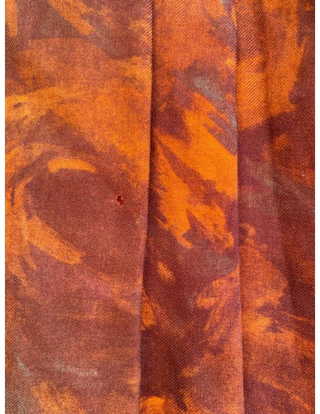 Gonna a pieghe in lana