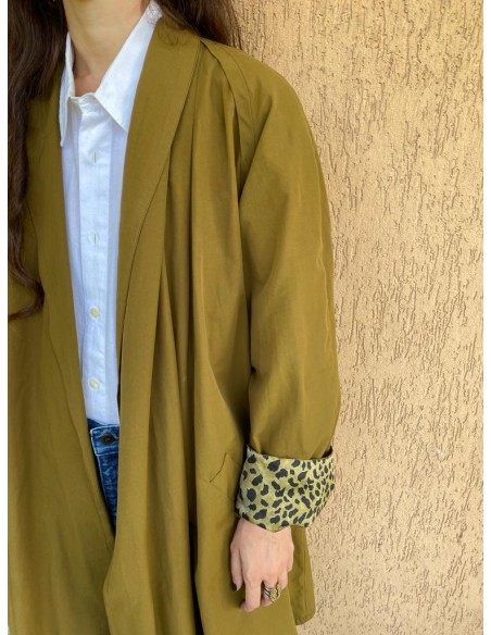 Spolverino con dettaglio maculato