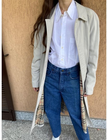 Trench grigio chiaro