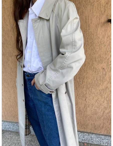 Trench grigio chiaro