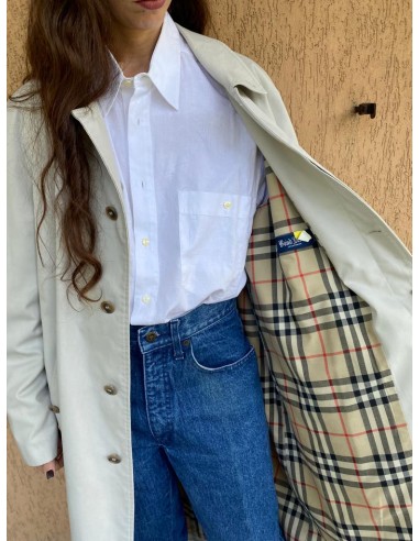 Trench grigio chiaro