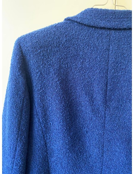 Giacca Blu in misto lana