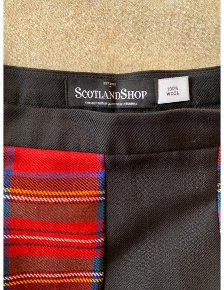 Gonna a pieghe tartan