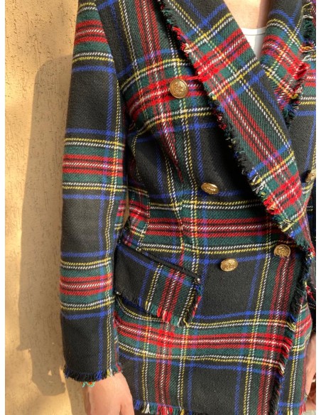Giacca tartan