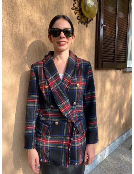 Giacca tartan