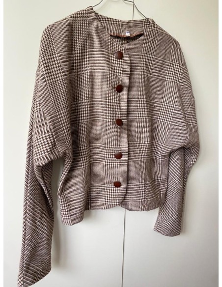 Giacca quadri e pied de poule