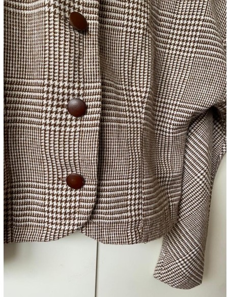 Giacca quadri e pied de poule