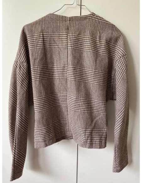 Giacca quadri e pied de poule