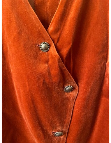 Giacca in velluto arancione