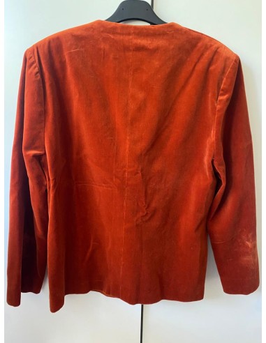 Giacca in velluto arancione