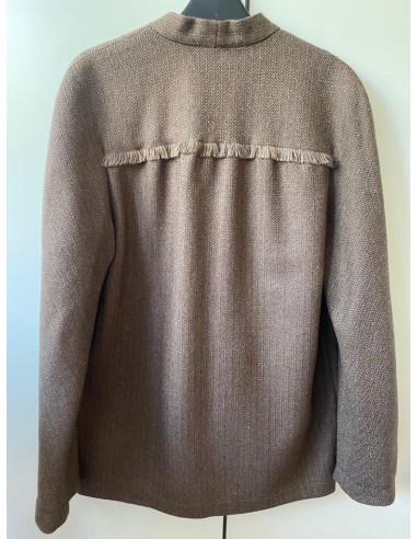 Cardigan marrone in lana