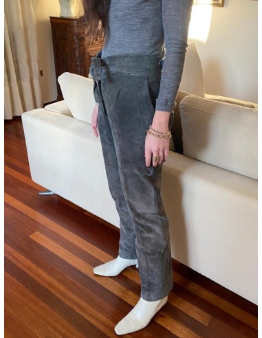 Pantaloni scamosciati