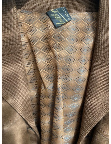 Giacca in misto scamosciato