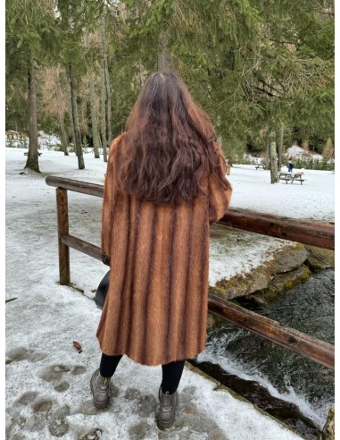 Pelliccia in visone e astrakan