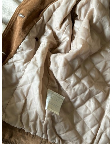 Giacca in pelle con inserti in pelo