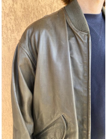 Bomber in pelle